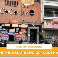 6 sai lầm thường gặp khi thuê mặt bằng dịp cuối năm