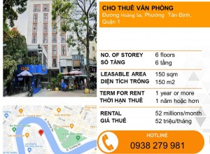 Văn Phòng Trung Tâm Quận 1 View Cực Đỉnh, Cần Tìm Chủ Mới !