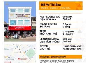 CHO THUÊ SÀN VĂN PHÒNG TÒA NHÀ A-CONNECTION 168 