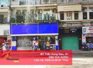 MẶT BẰNG TRUNG TÂM SÀI GÒN ĐƯỜNG TRẦN HƯNG ĐẠO QUẬN 1 SÁT CHỢ BẾN THÀNH