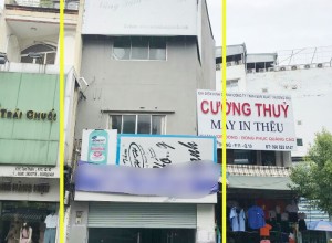 Cho thuê nhà 3 lầu sàn 5x10 mặt tiền đường Cao Thắng, quận 10