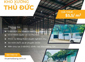 Kho Xưởng Rông Thoáng Với Trang Thiết Bị Hiện Đại Phù Hợp Các Loại Mặt Hàng 