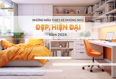 Những mẫu thiết kế phòng ngủ đẹp, hiện đại năm 2024