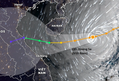 Bão số 6 tiếp tục có xu hướng giảm cấp