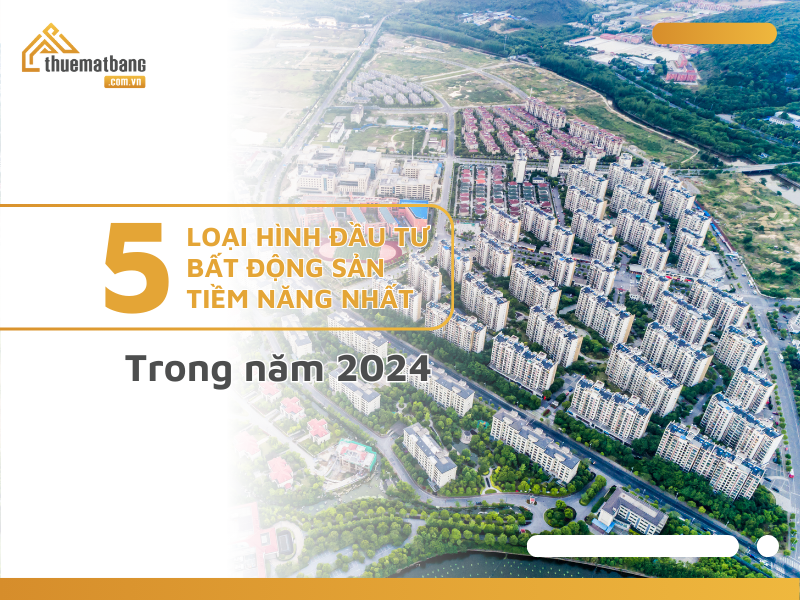 5 loại hình bất động sản tiềm năng nhất trong năm 2024