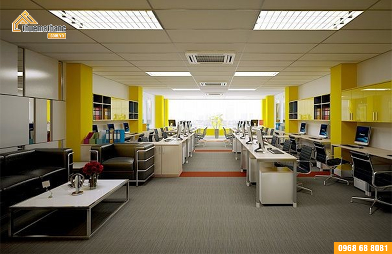 Rất nhiều văn phòng có không gian bài trí đẹp mắt