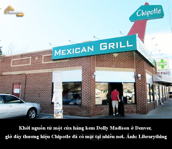 chipotle Khởi nghiệp từ cửa hàng kem