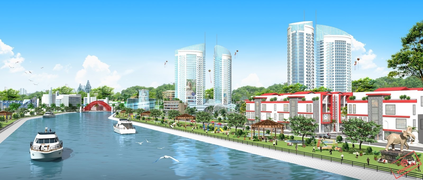 An Hạ Riverside – hồ sinh thái 15ha