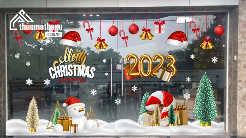 cách trang trí noel cho quán cafe