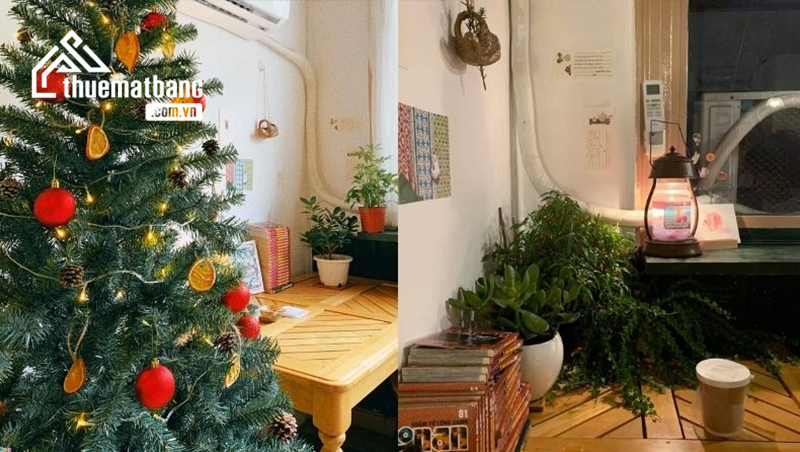 cách trang trí noel cho quán cafe