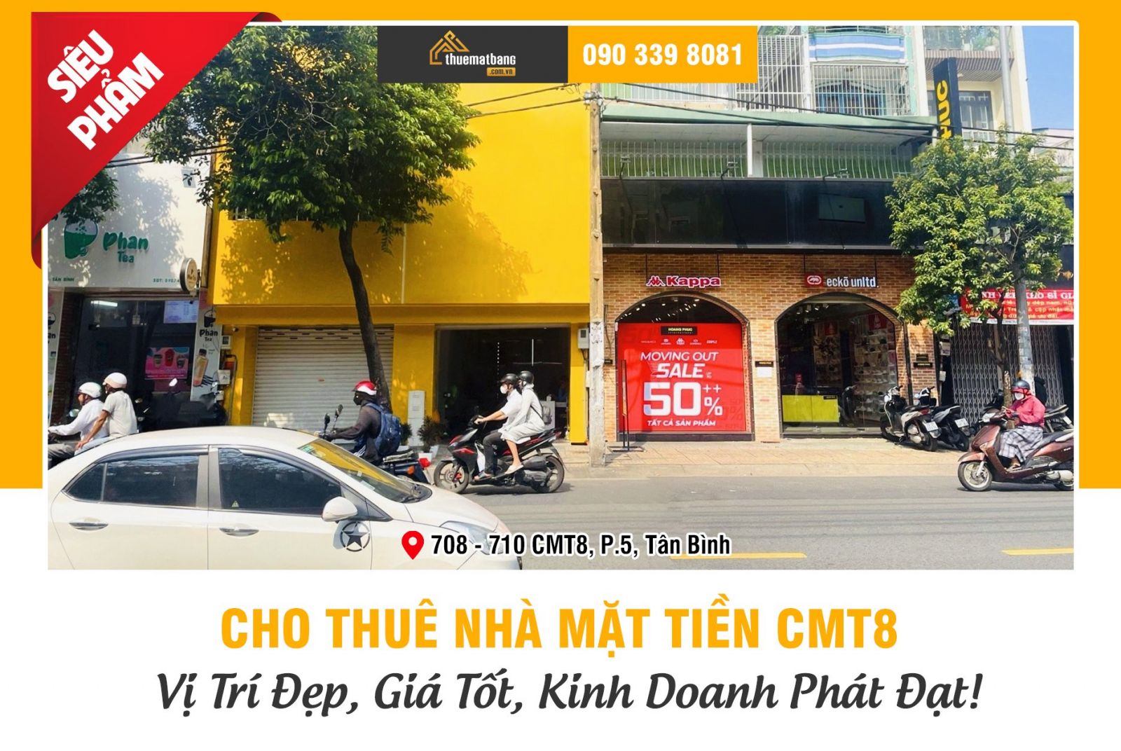 thuê mặt bằng đường CÁCH MẠNG THÁNG TÁM TÂN BÌNH