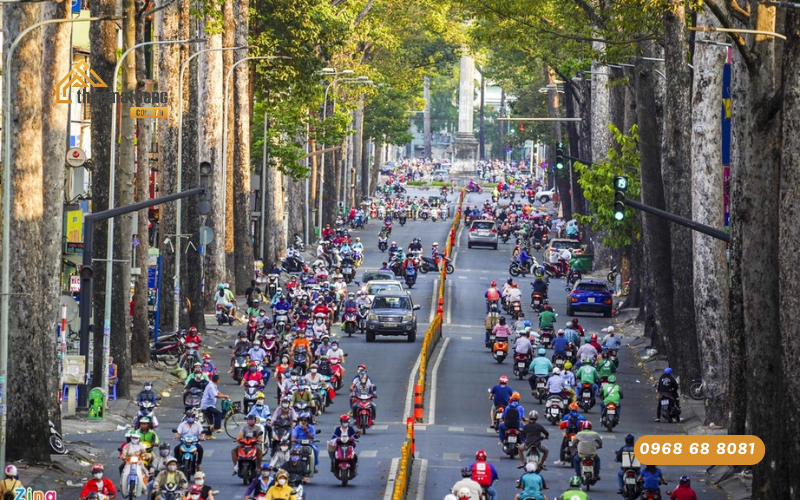 Giao thông thuận tiện giúp mặt bằng của bạn dễ tiếp cận với khách hàng hơn