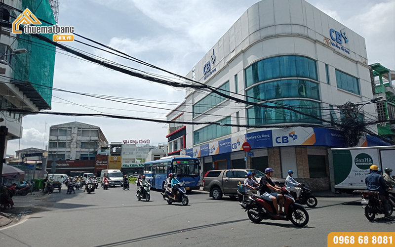 Góc 3 mặt tiền tại quận 8