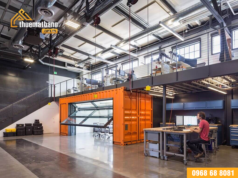 mẫu nhà xưởng có gác lửng đẹp