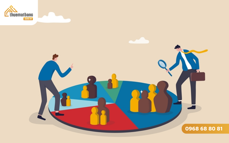 Lượng khách hàng tiềm năng ít hơn ở trung tâm