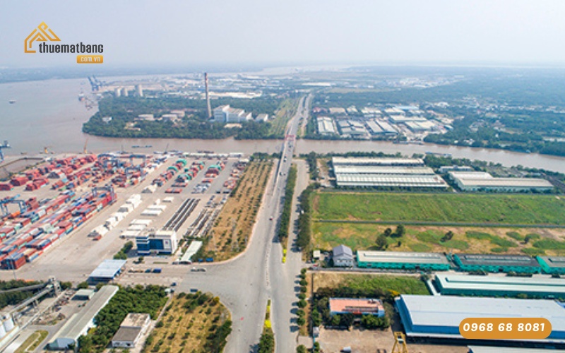 Nhờ vị trí chiến lược của khu vực Nhà Bè giúp tối ưu hóa chi phí vận chuyển