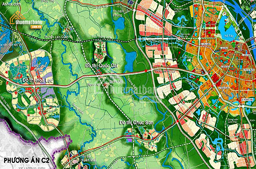 Tuyến đường sắt đô thị số 5 tại hòa lạc