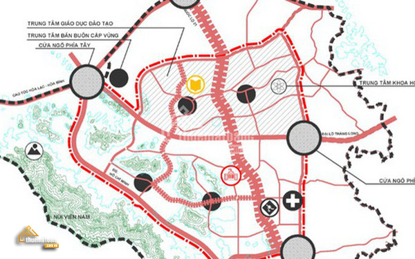 Hòa Lạc sẽ là siêu đô thị vệ tinh bậc nhất Thủ đô