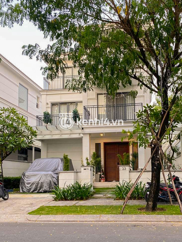 Cận cảnh khu biệt thự Sơn Tùng Hải Tú Gía thuê nhà 90 triệu thuộc khu compound 2 lớp bảo vệ