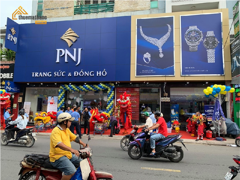 PNJ cần thuê mặt bằng