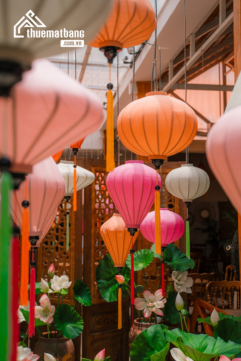 quán cafe trang trí trung thu đẹp