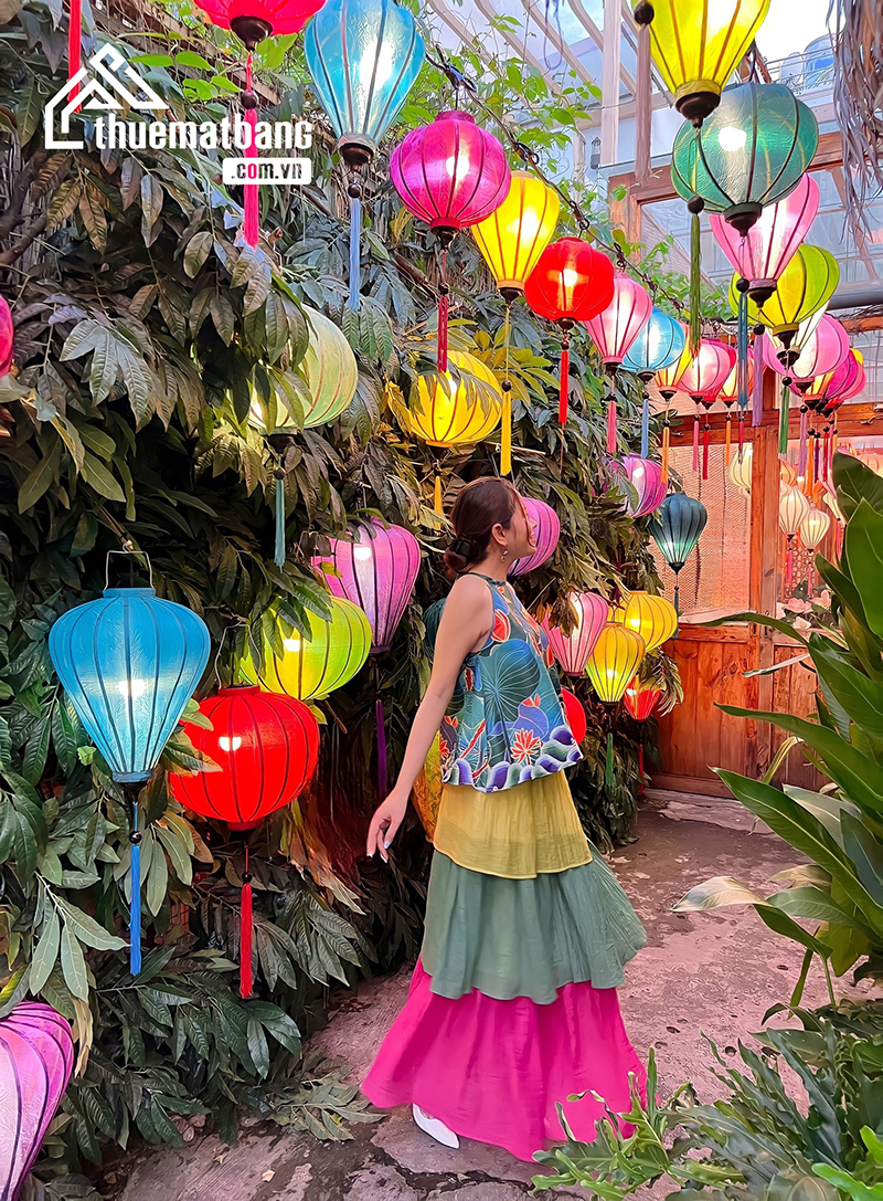 quán cafe trang trí trung thu đẹp