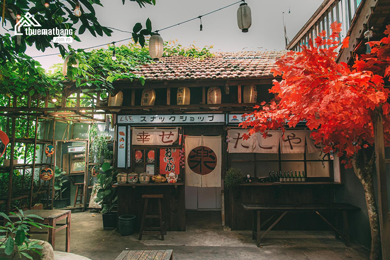 quán cafe trang trí trung thu đẹp