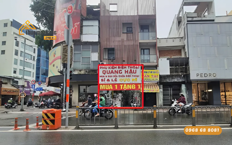 Thuê mặt bằng trên đường Hai Bà Trưng, Quận 3