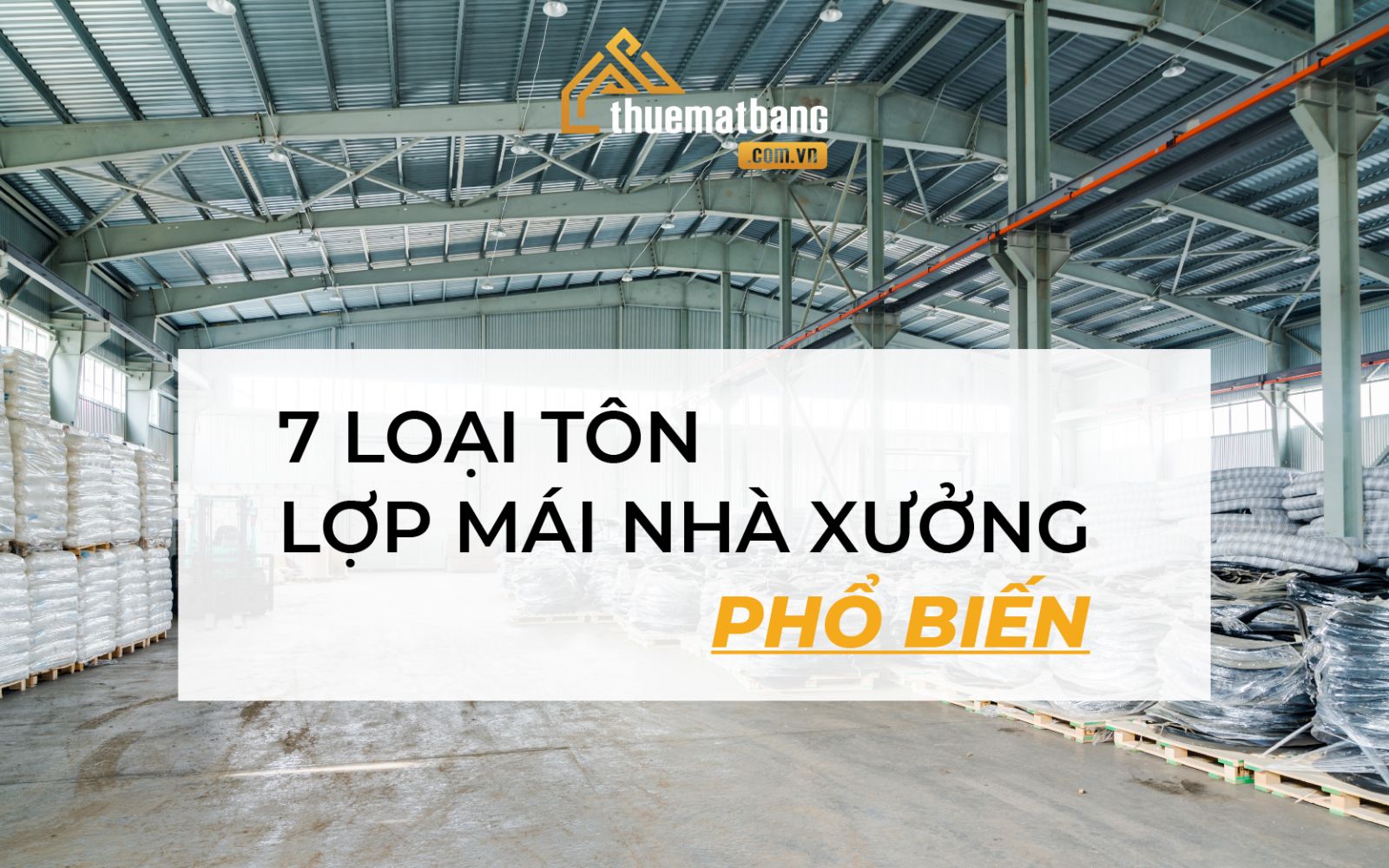 tôn lợp mái nhà xưởng