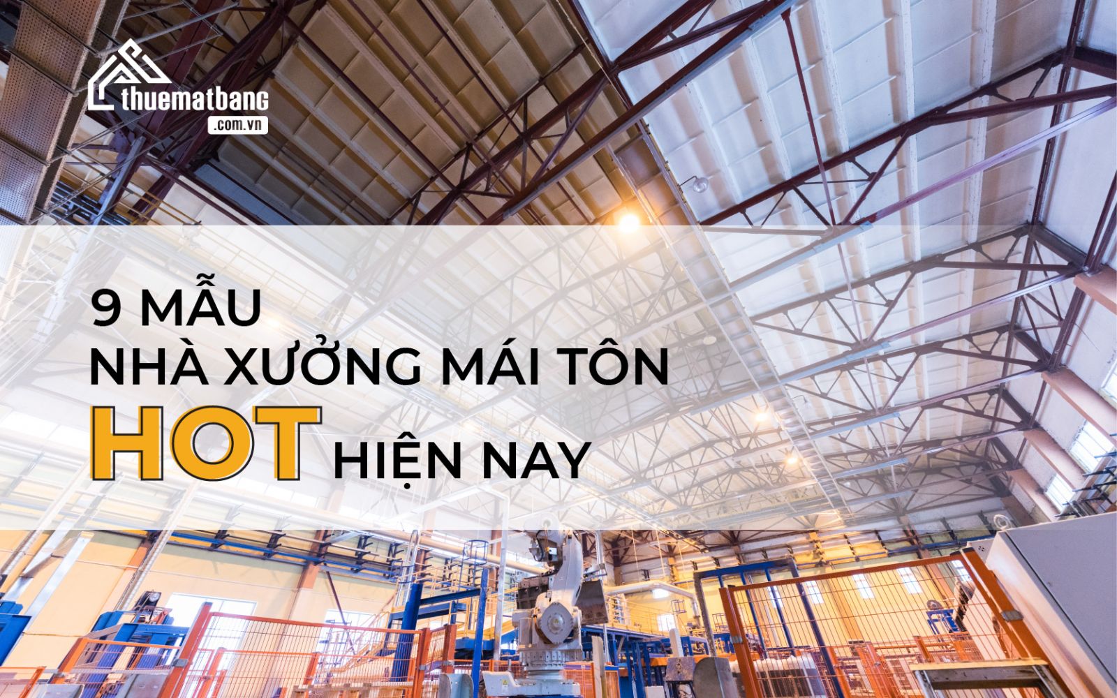 nhà xưởng mái tôn