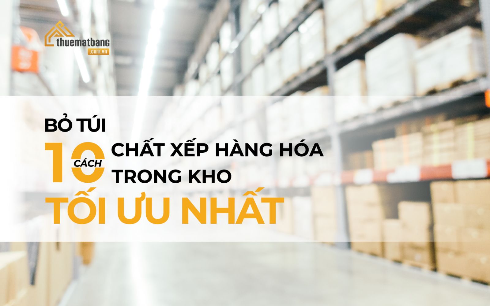 cách chất xếp hàng hóa trong kho