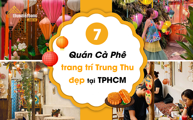 Quán cafe trang trí trung thu đẹp