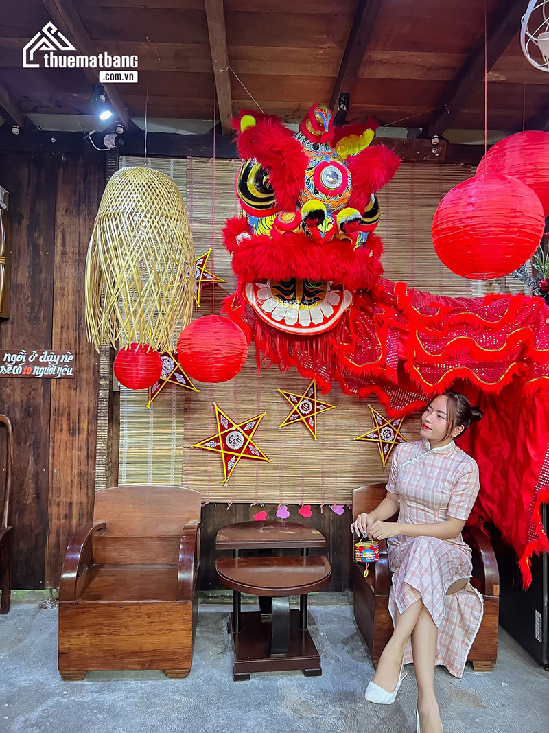 Quán cafe trang trí trung thu đẹp