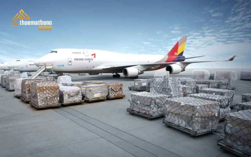 quy trình vận chuyển hàng hóa bằng đường hàng không