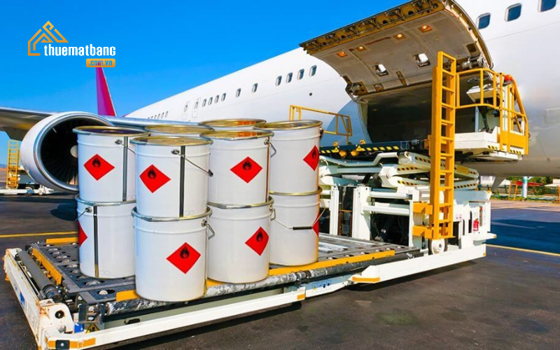 quy trình vận chuyển hàng hóa bằng đường hàng không