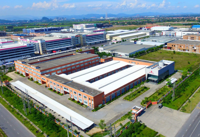 Toàn cảnh khu công nghiệp hiện đại