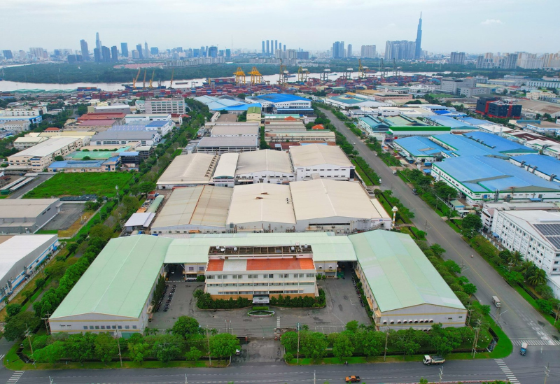 Toàn cảnh khu công nghiệp hiện đại tại Việt Nam
