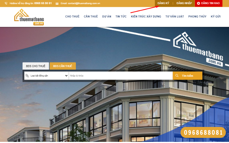 Trang web uy tín hỗ trợ đăng tin bất động sản hàng đầu